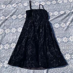 Beautiful black flowered dress